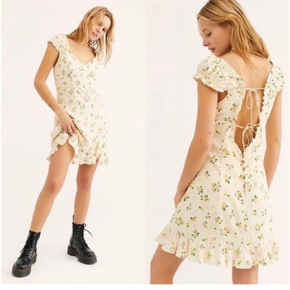 Free People Like a Lady Printed Minidress - Picture 5 of 15